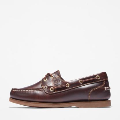 Classic Boat Shoe for Women in Brown