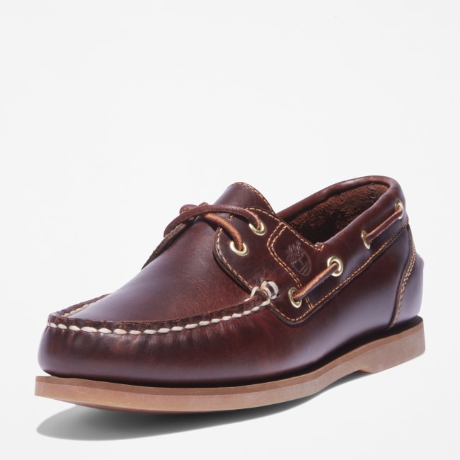 Classic Boat Shoe for Women in Brown