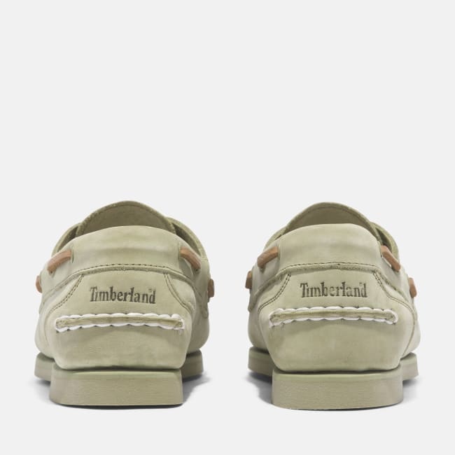 Classic Boat Shoe for Women in Light Green