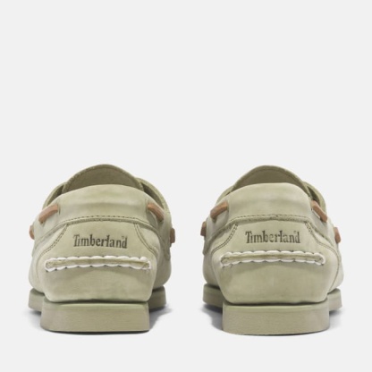 Classic Boat Shoe for Women in Light Green