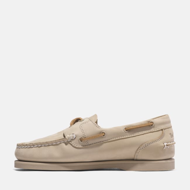 Classic Boat Shoe for Women in Beige