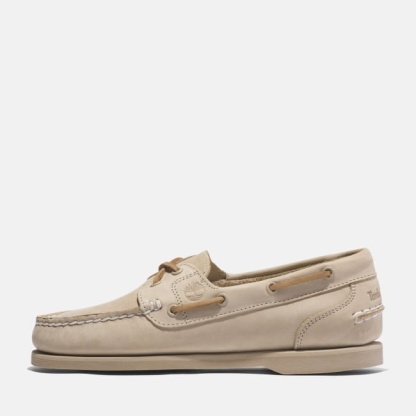 Classic Boat Shoe for Women in Beige