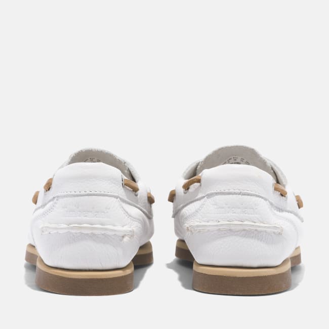 Classic Boat Shoe for Women in White