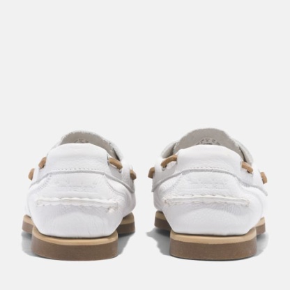 Classic Boat Shoe for Women in White