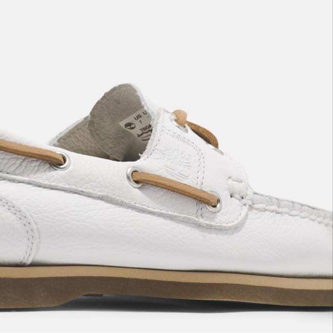 Classic Boat Shoe for Women in White