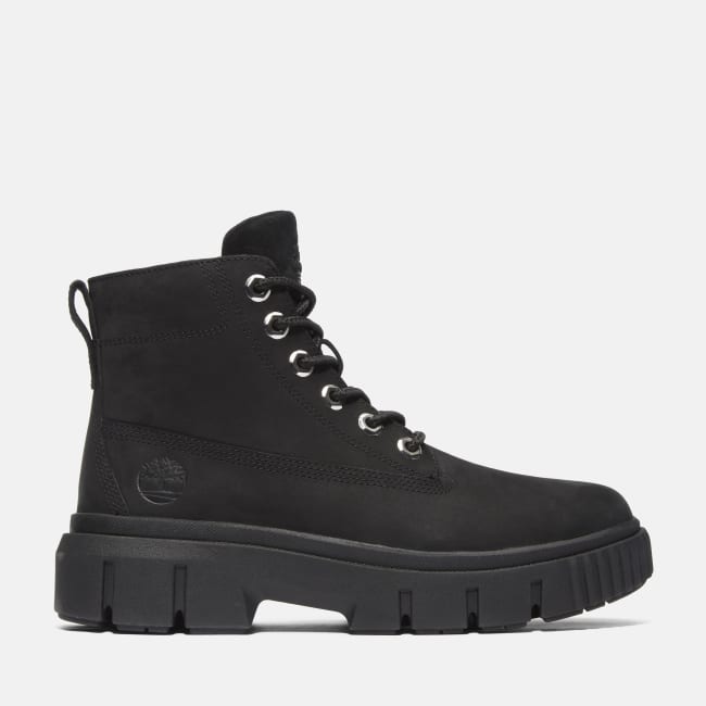 Field Mid Lace-Up Boot for Women in Black