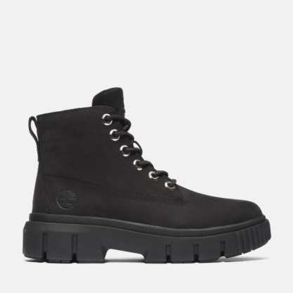 Field Mid Lace-Up Boot for Women in Black