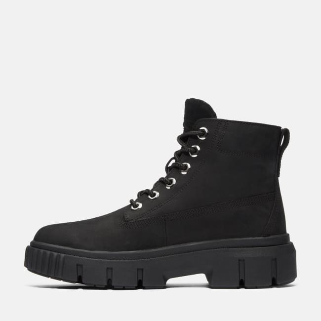 Field Mid Lace-Up Boot for Women in Black