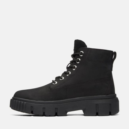 Field Mid Lace-Up Boot for Women in Black