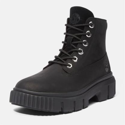 Field Mid Lace-Up Boot for Women in Black