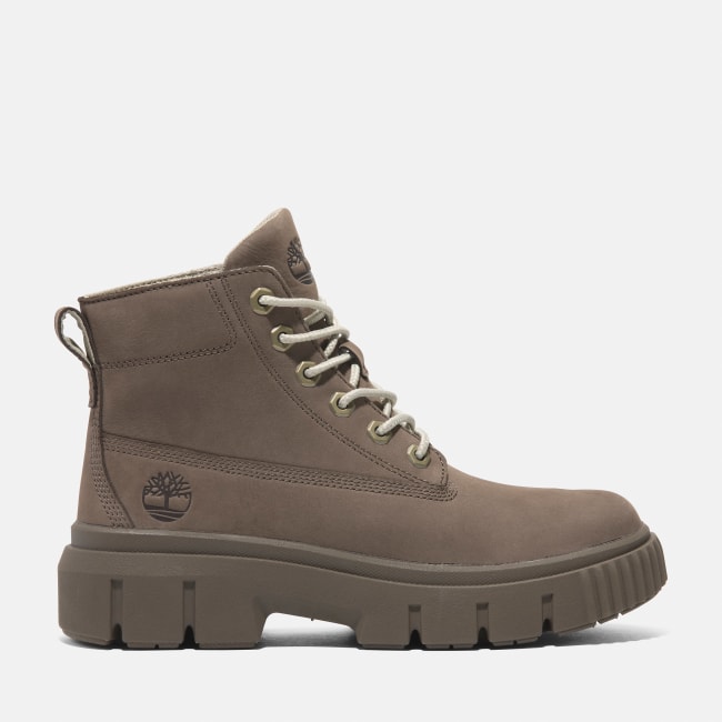 Field Mid Lace-Up Boot for Women in Brown