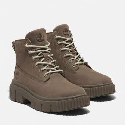Field Mid Lace-Up Boot for Women in Brown