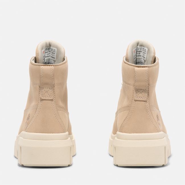 Field Mid Lace-Up Boot for Women in Beige