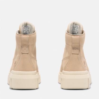 Field Mid Lace-Up Boot for Women in Beige