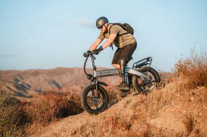 Powerful folding ebike