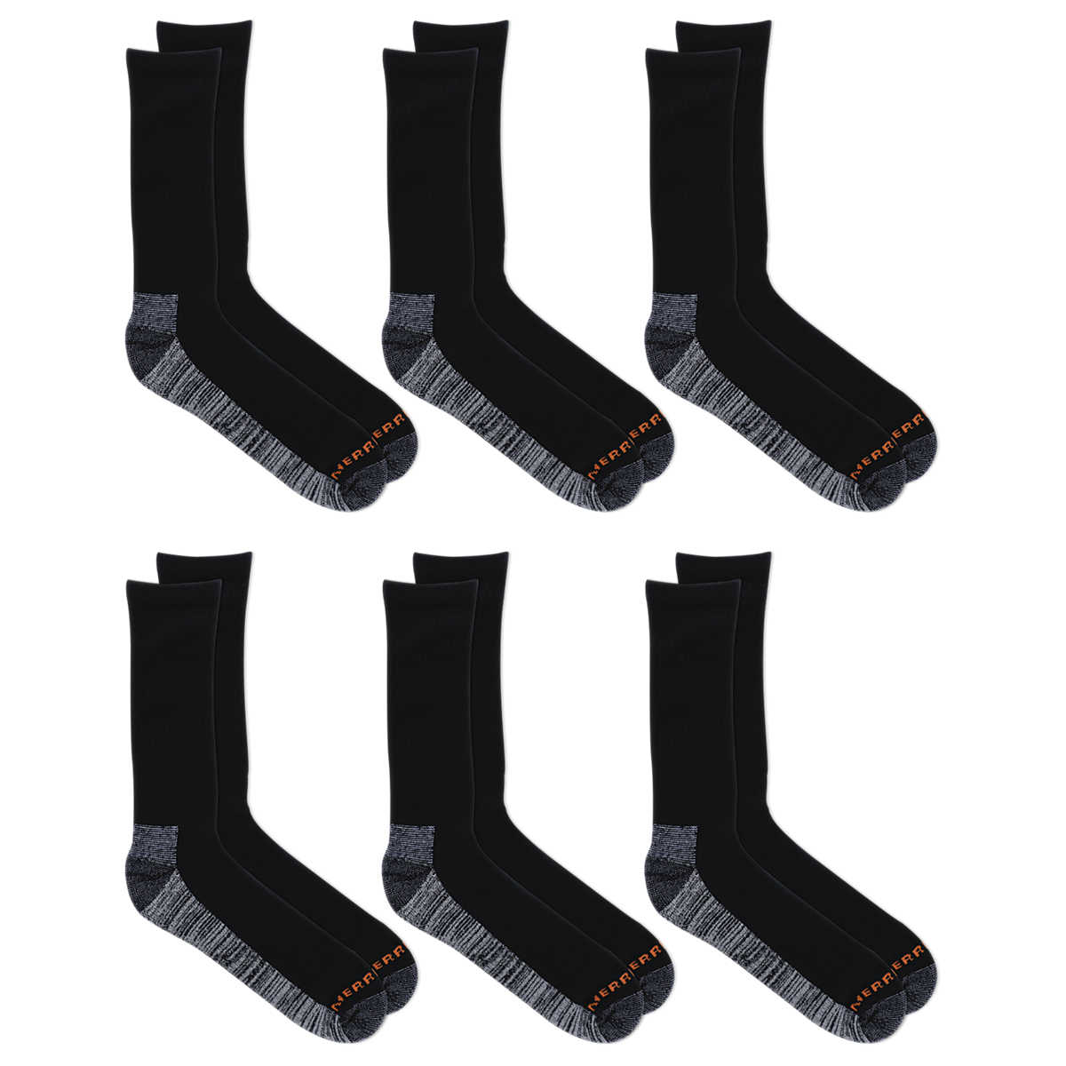 Work Crew Chaussettes 6 Pack