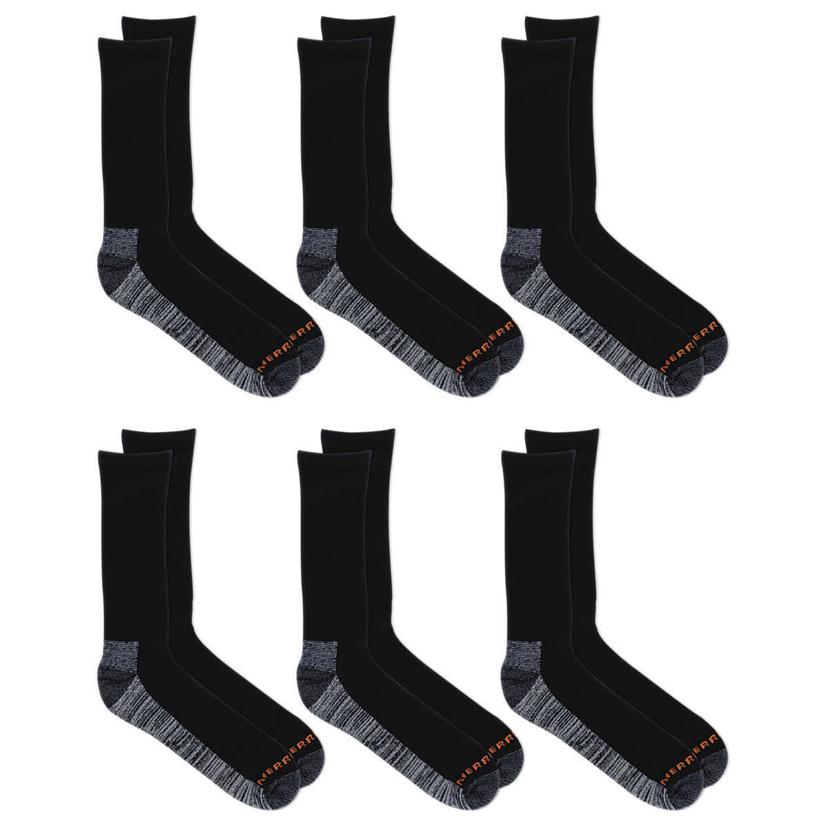 Work Crew Chaussettes 6 Pack