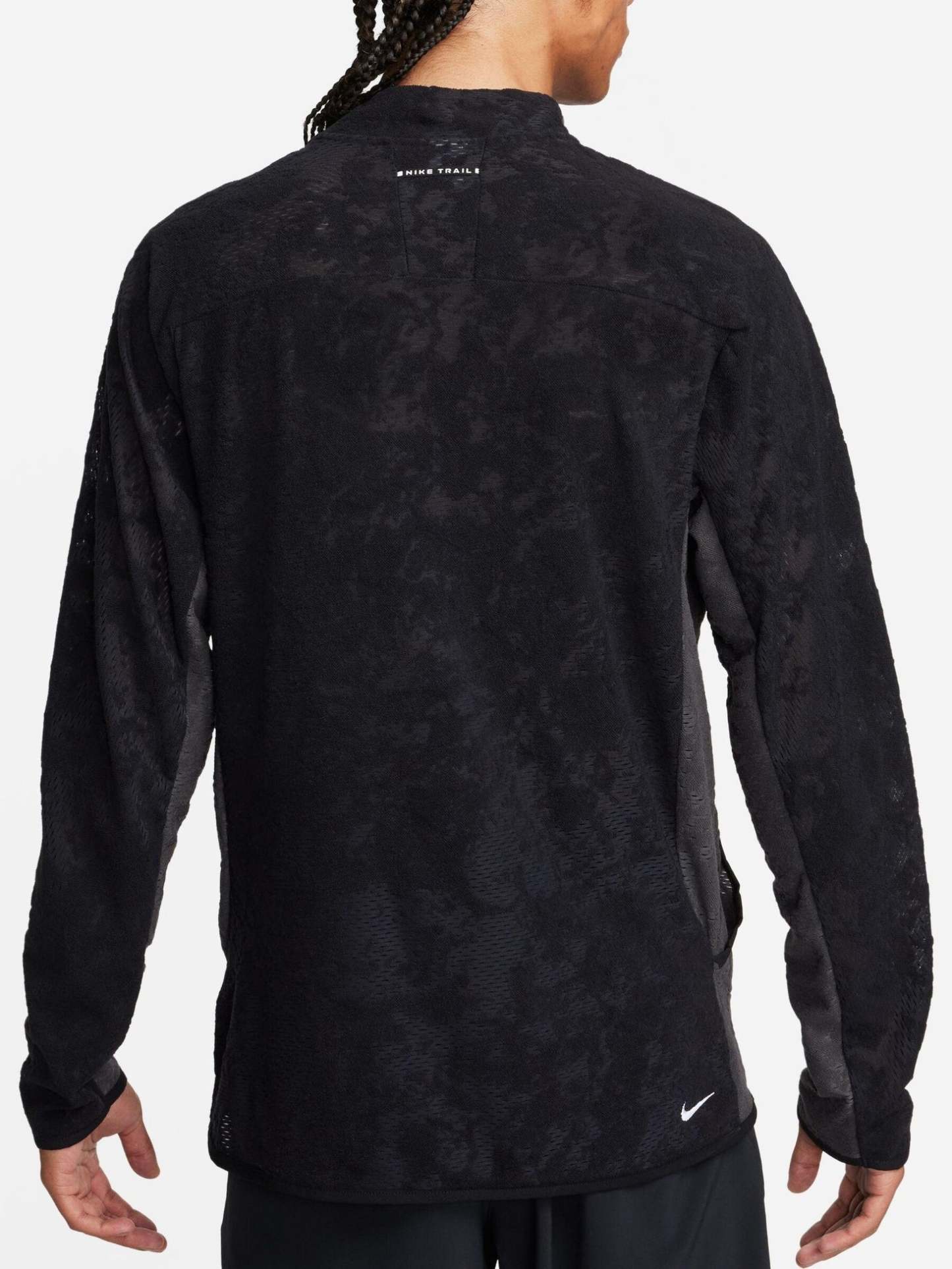 Maillot intermédiaire Ntheike Core Dri-FIT Trail à demi-zip pour homme