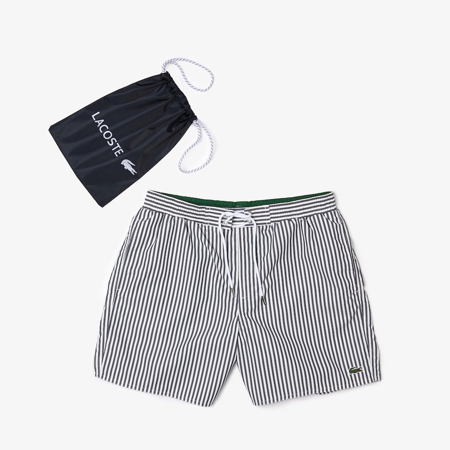 SHORT DE BAIN À RAYURES