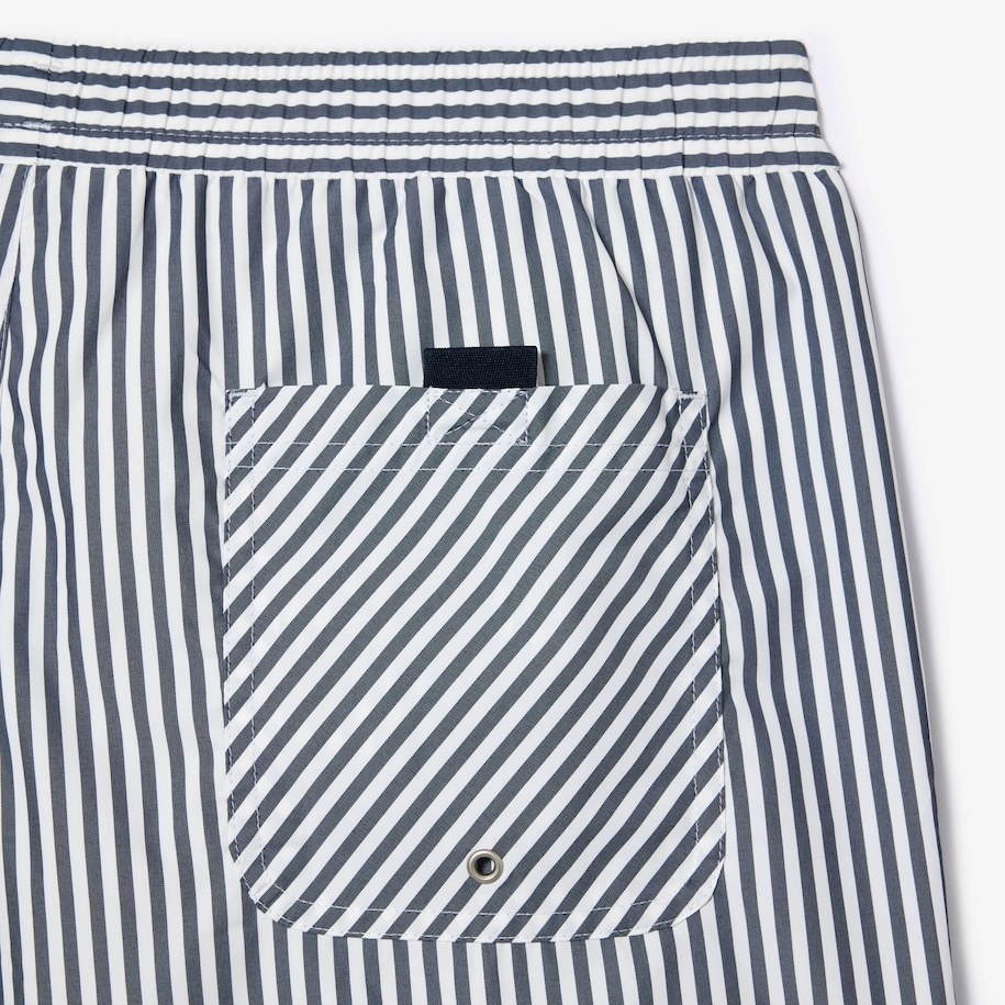 SHORT DE BAIN À RAYURES