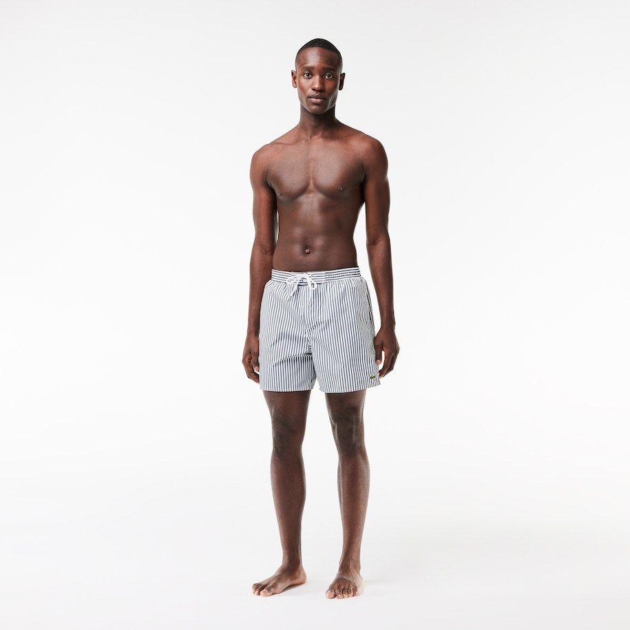 SHORT DE BAIN À RAYURES