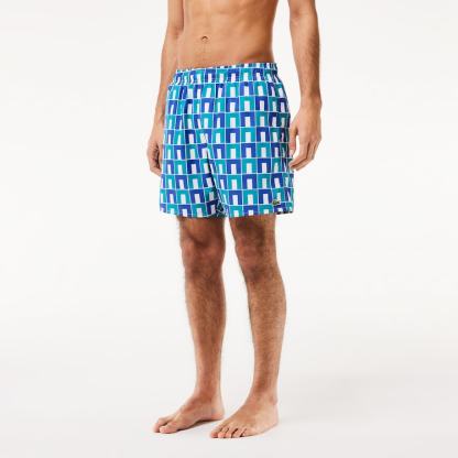 SHORT DE BAIN MI-LONG AVEC IMPRIMÉ ROBERT GEORGE