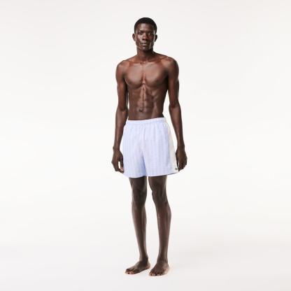 SHORT DE BAIN MI-LONG IMPRIMÉ MONOGRAMME