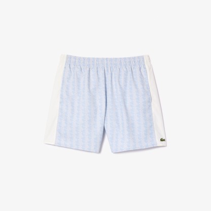 SHORT DE BAIN MI-LONG IMPRIMÉ MONOGRAMME