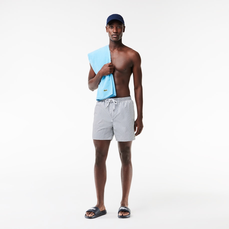 SHORT DE BAIN À RAYURES
