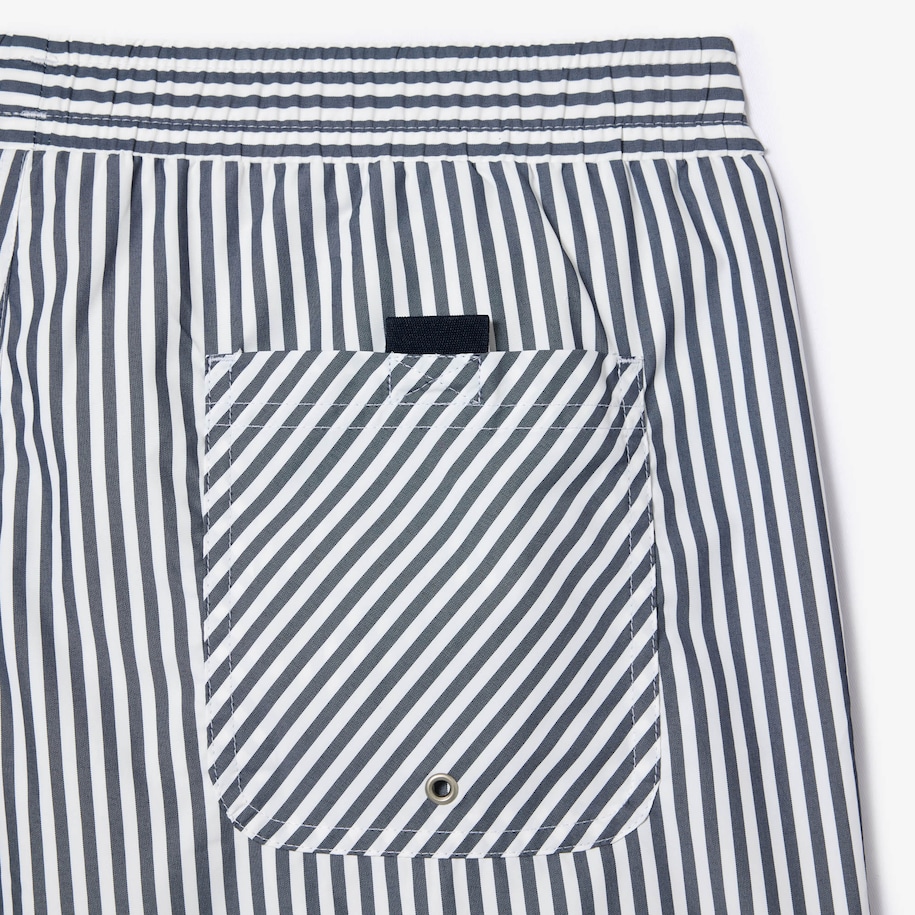 SHORT DE BAIN À RAYURES