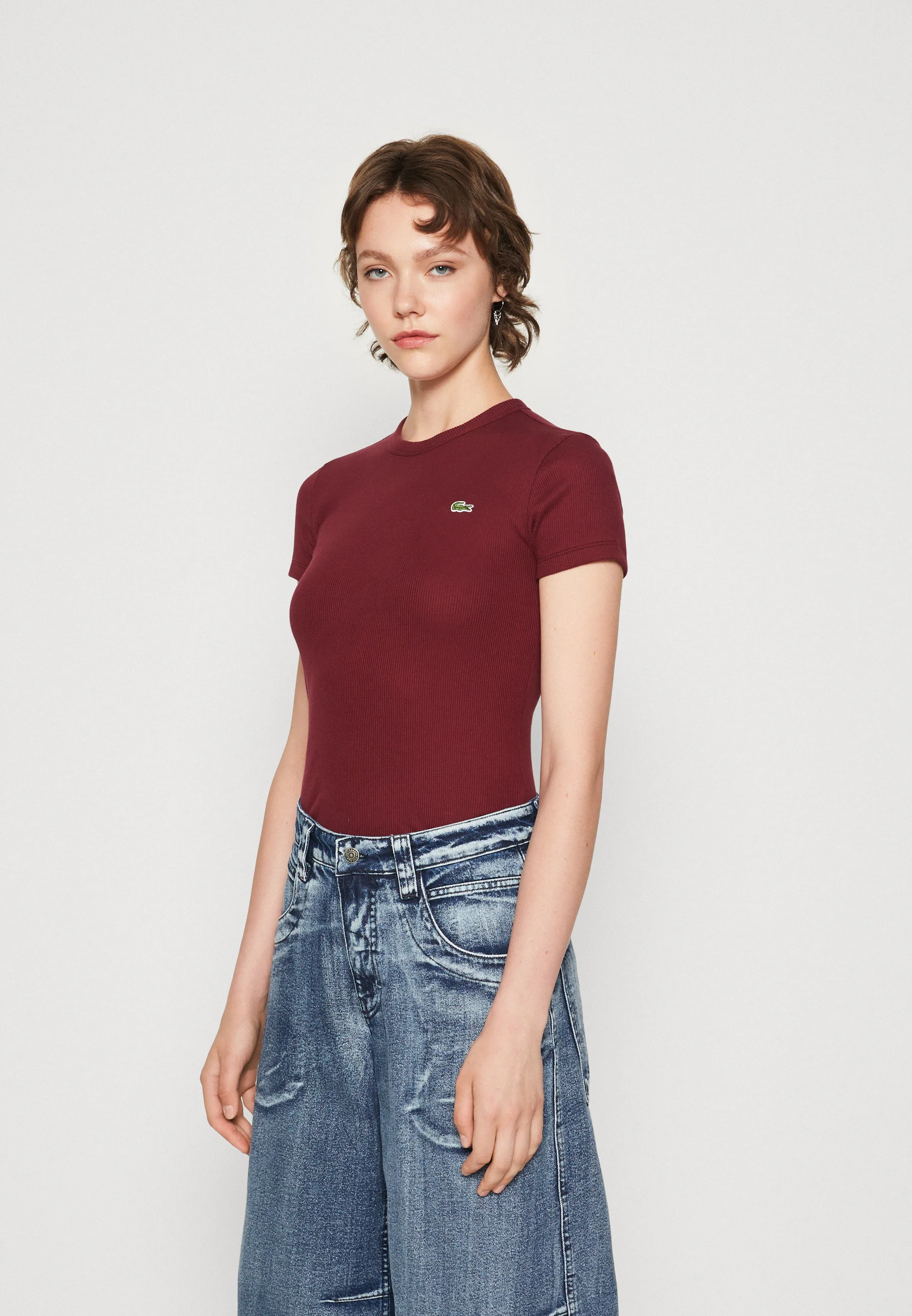 T-shirt basique - bordeaux