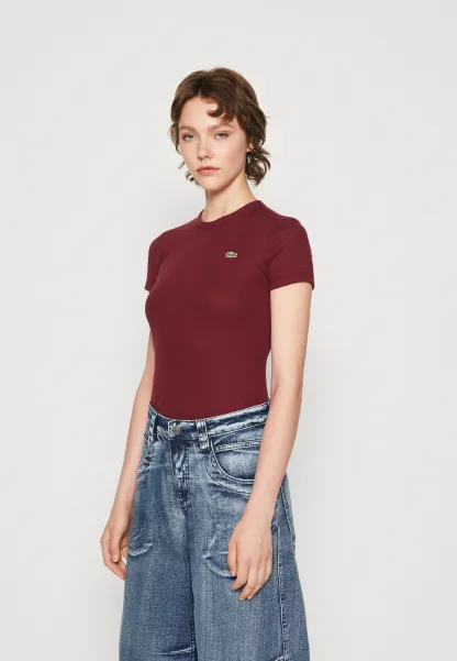 T-shirt basique - bordeaux