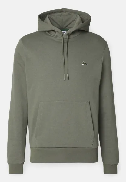 LIFESTYLE UNISEX - Sweat à capuche - vert kaki