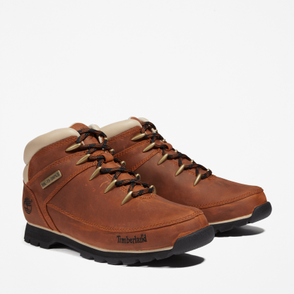 Euro Sprint Mid Lace-Up Boot for Men in Dark Brown