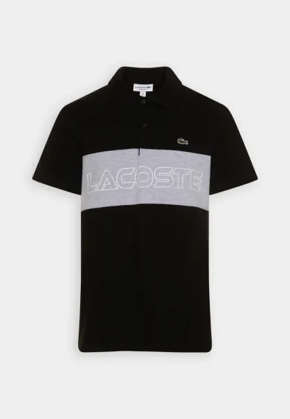 Polo - noir gris chine