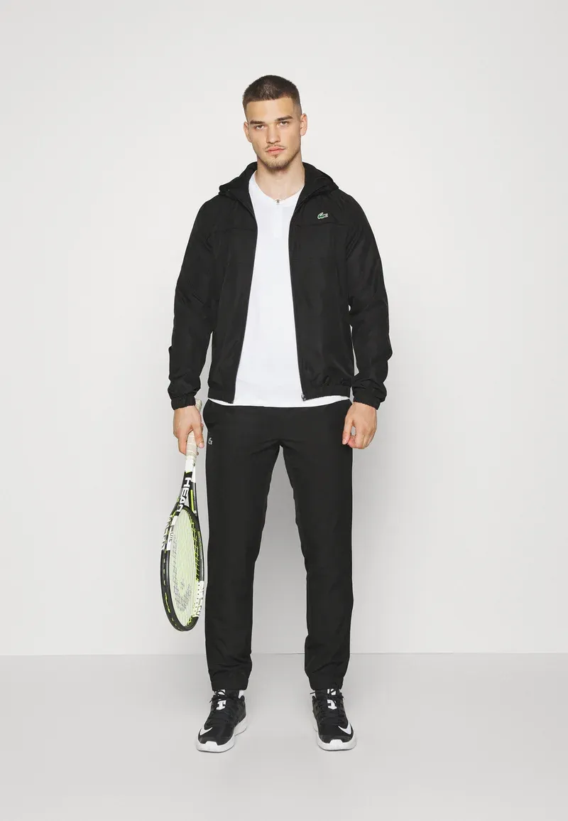 TRACKSUIT HODDED SET - Survêtement - black