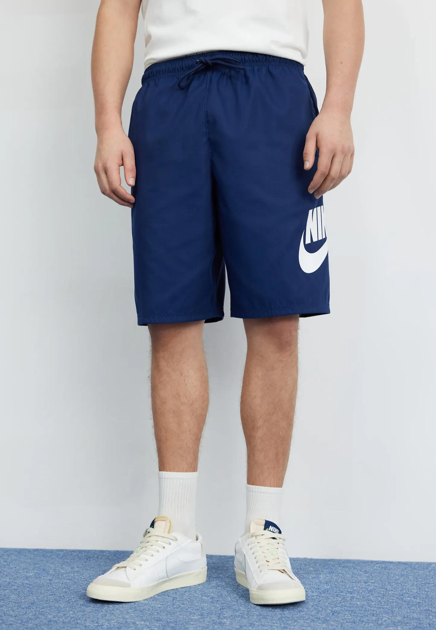 CLUB - Pantalon de survêtement - midnight navy/white