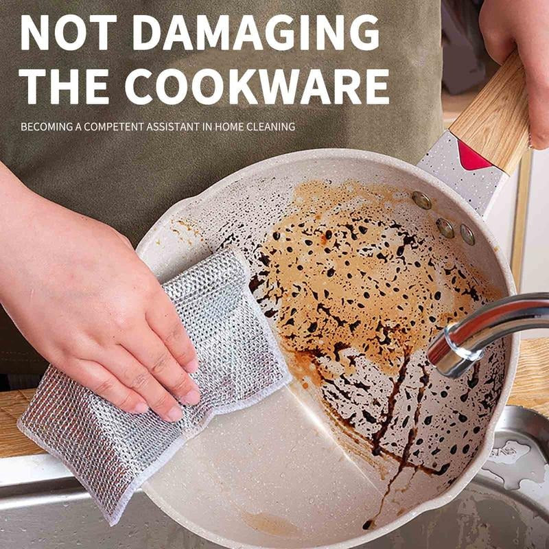 Multipurpose Wire Miracle Cleaning Cloths Dishwashing Rags