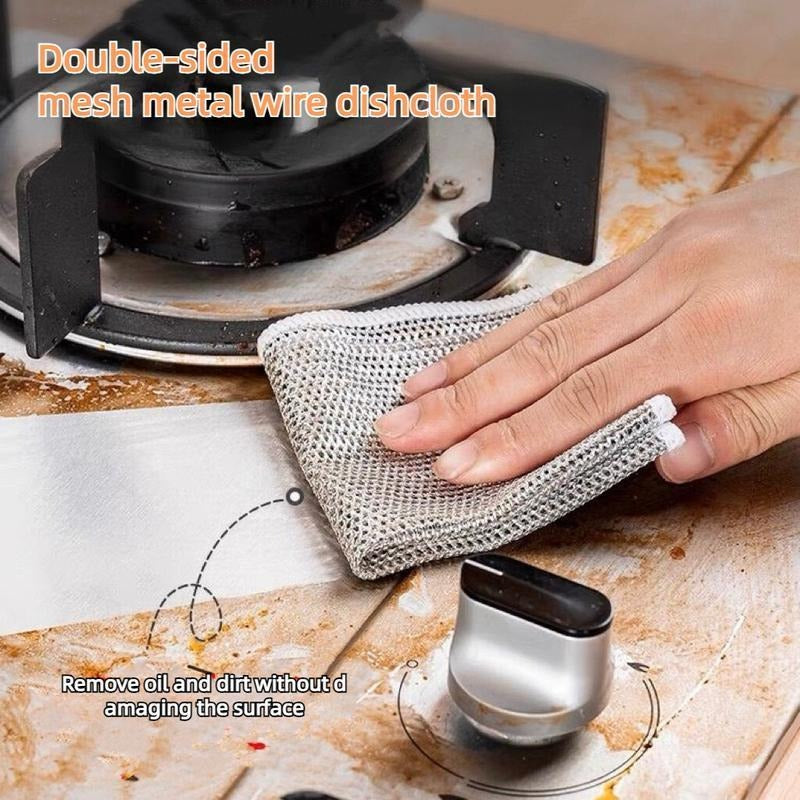 Multipurpose Wire Miracle Cleaning Cloths Dishwashing Rags