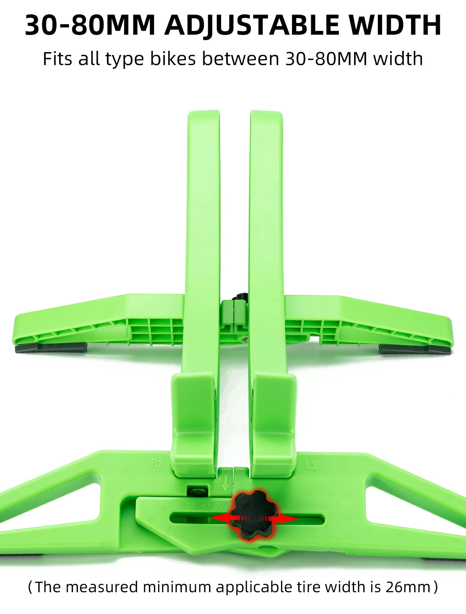 ROCKBROS Adjustable Bike Floor Stand for Versatile Tire Sizes