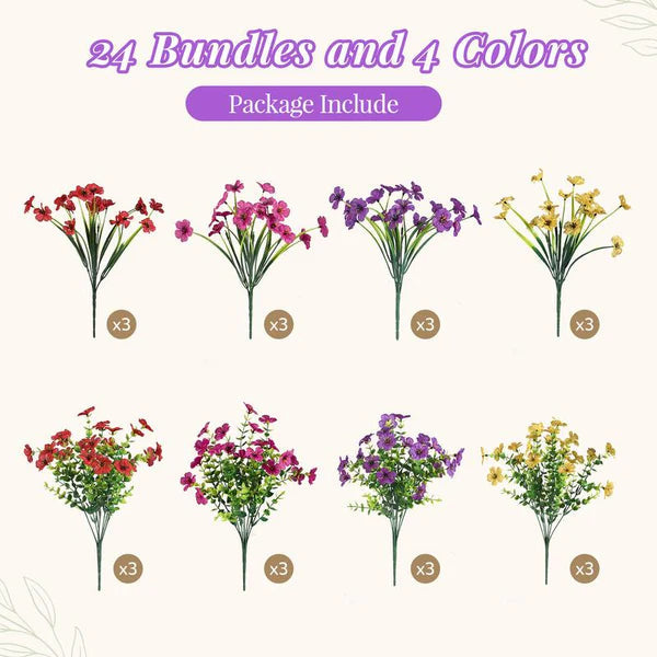 🔥Clearance Sale - 70% Off, Only 20 Sets Left🔥Artificial Flowers Bouquet Set | UV Resistant