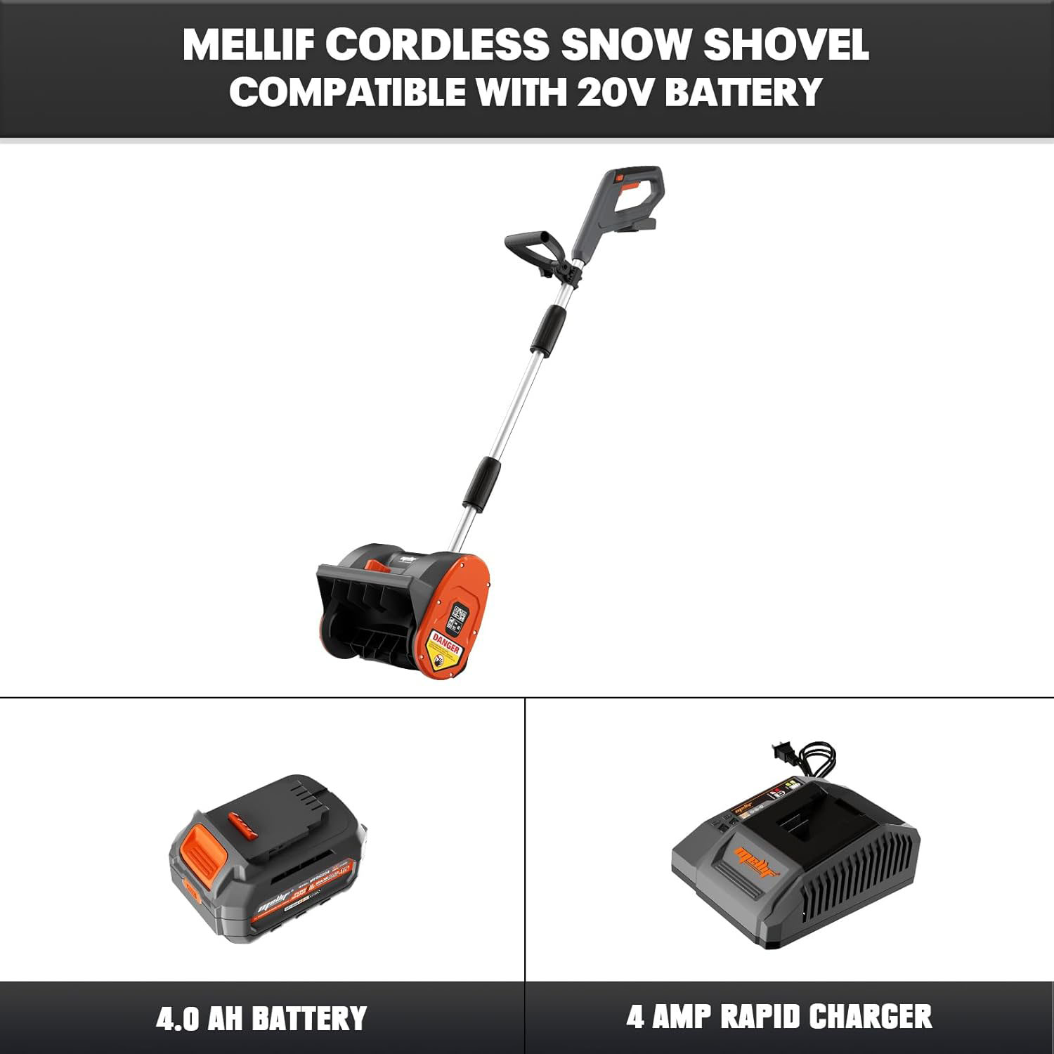 12” Cordless Snow Shovel