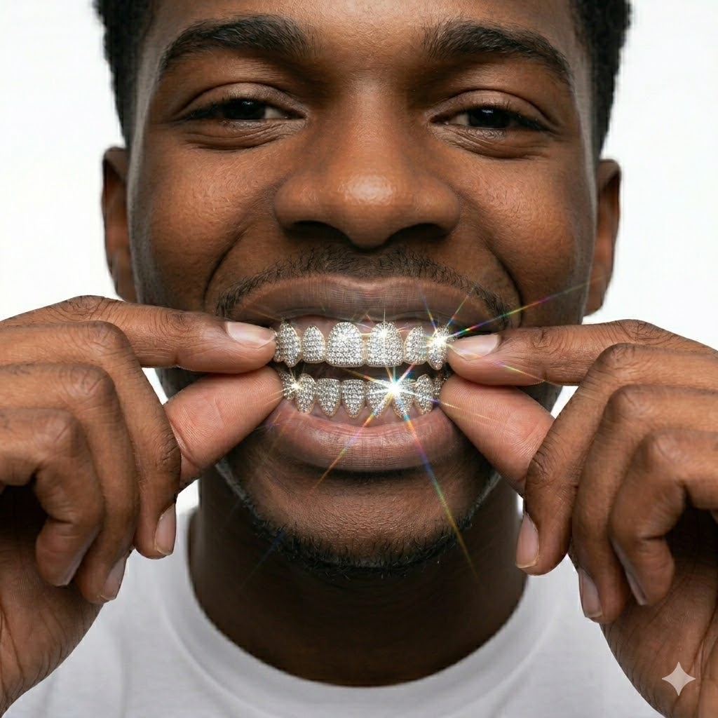 Easy snap-on grillz
