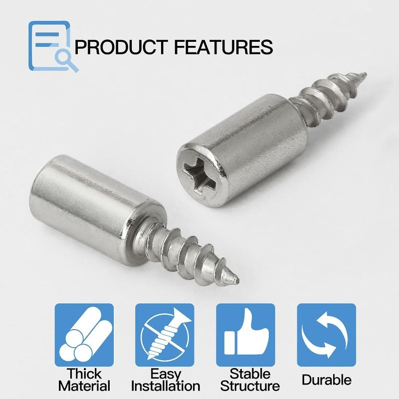 Metal Screw-In Shelf Pegs