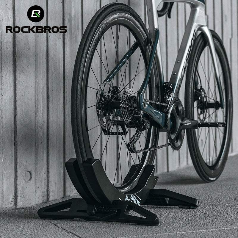 ROCKBROS Adjustable Bike Floor Stand for Versatile Tire Sizes