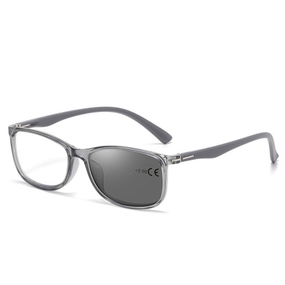 ULTRA-LIGHT RETRO COLOR-CHANGING MULTI-FOCAL READING GLASSES