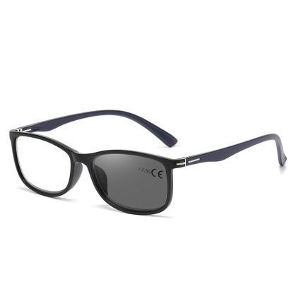 ULTRA-LIGHT RETRO COLOR-CHANGING MULTI-FOCAL READING GLASSES