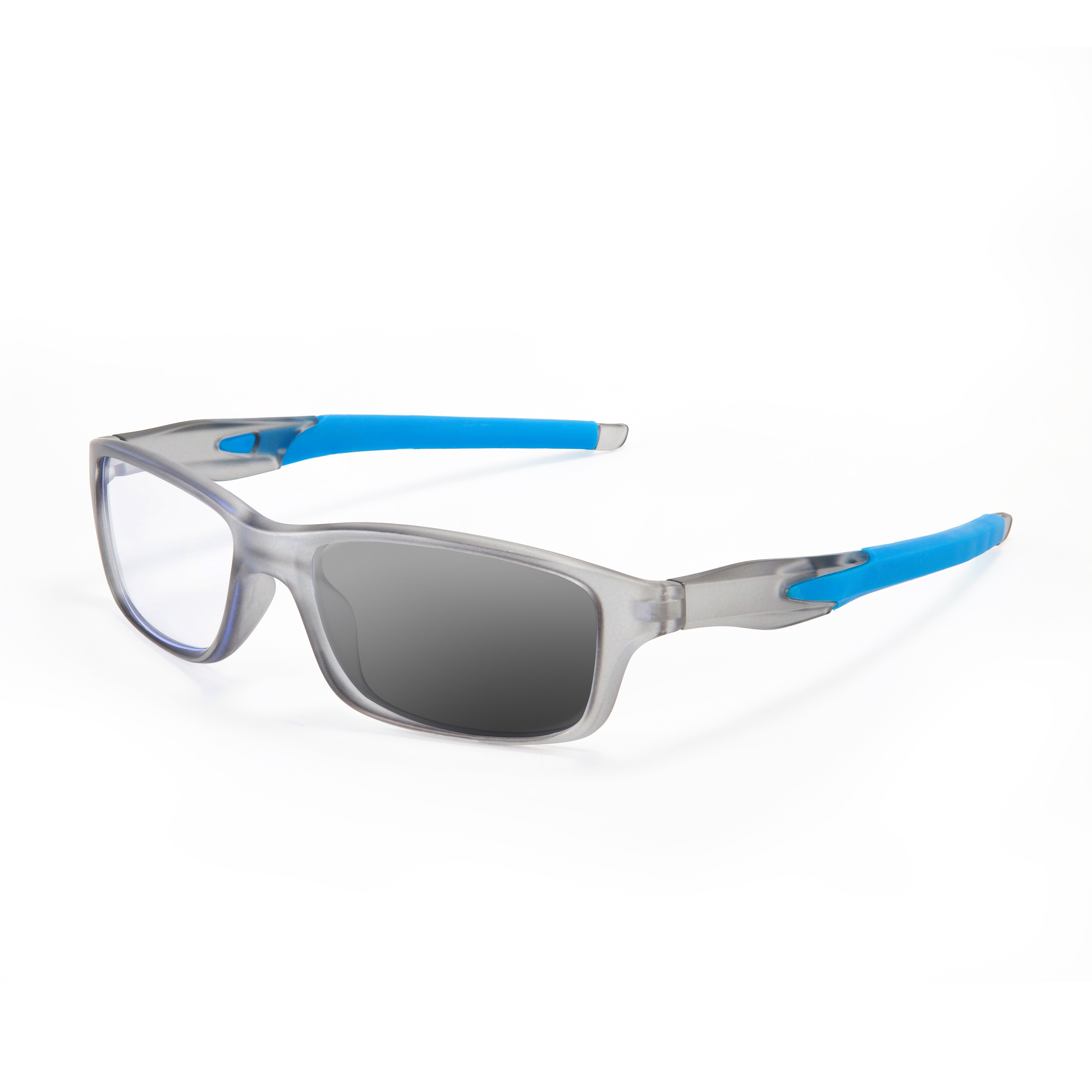 MEN'S RETRO SQUARE FRAME SPORTS ANTI-BLUE LIGHT PHOTOCHROMIC READING GLASSES