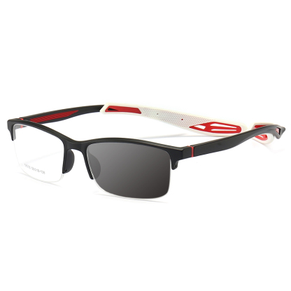 SPORTS HALF-FRAME LONG-LEG COMFORTABLE BLUE LIGHT BLOCKING PHOTOCHROMIC GLASSES