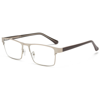 MEN'S CLASSIC METAL FRAME ANTI-BLUE LIGHT READING GLASSES